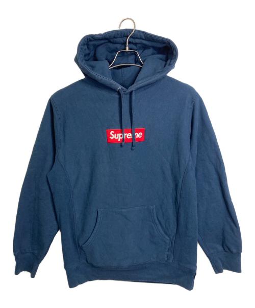 SUPREME（シュプリーム）SUPREME (シュプリーム) 16AW BOX LOGO HOODIE パーカー　ボックスロゴ　フーディ ネイビー サイズ:Lの古着・服飾アイテム