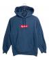 SUPREME（シュプリーム）の古着「16AW BOX LOGO HOODIE パーカー　ボックスロゴ　フーディ」｜ネイビー