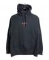 Noah（ノア）の古着「Small Rose Logo Hoodie スモールローズ　パーカー　フーディ」｜ブラック