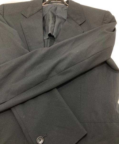 Y's（ワイズ）Y's (ワイズ) テーラードジャケット　デザインジャケット　アウター　ライトアウター　日本製 ブラック サイズ:3の古着・服飾アイテム