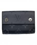 LOUIS VUITTONルイ ヴィトン）の古着「エクリプス ディスカバリーコンパクトウォレット　ミニ財布」｜ブラック