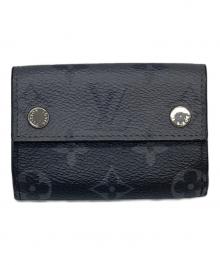 LOUIS VUITTON（ルイ ヴィトン）の古着「エクリプス ディスカバリーコンパクトウォレット　ミニ財布」｜ブラック