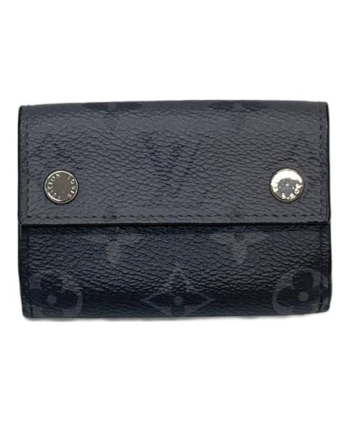 LOUIS VUITTON（ルイ ヴィトン）LOUIS VUITTON (ルイ ヴィトン) エクリプス ディスカバリーコンパクトウォレット　ミニ財布 ブラック サイズ:実寸参照の古着・服飾アイテム