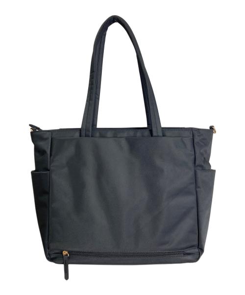 AFTERNOONTEA WARDROBE（アフタヌーンティーワードローブ）AFTERNOONTEA WARDROBE (アフタヌーンティーワードローブ) 無重力トートバッグ　トートバッグ　撥水加工　キャリーオン ブラック サイズ:実寸参照の古着・服飾アイテム