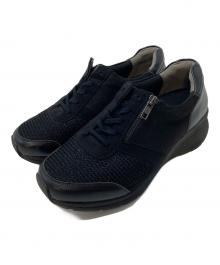 AKAISHI（アカイシ）の古着「サイドジップ コンフォート スニーカー」｜ブラック