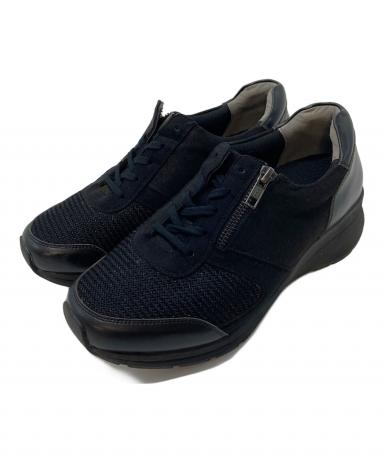 【極美品】AKAISHI サイドジップ コンフォート スニーカー 23cm 極美品】AKAISHI サイドジップ コンフォート スニーカー 23cm