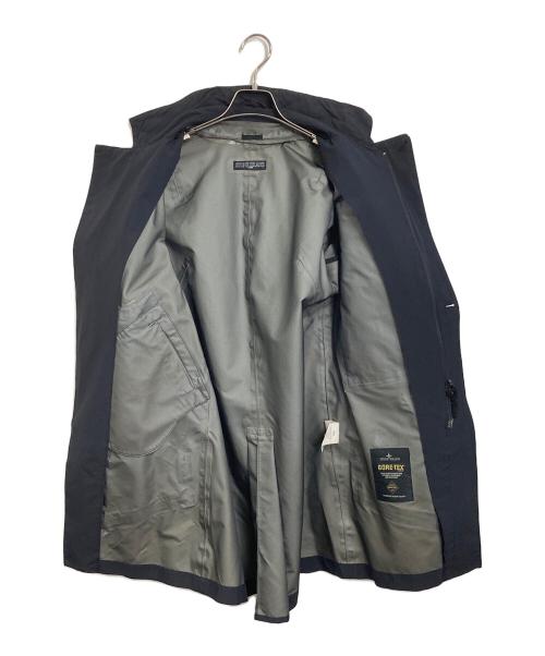 STONE ISLAND（ストーンアイランド）STONE ISLAND (ストーンアイランド) STEALTH TRENCH COAT ゴアテックストレンチコート　11AW　shadow project 初期 ブラック サイズ:Sの古着・服飾アイテム