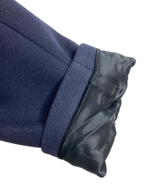 MUGLER（ミュグレー）MUGLER (ミュグレー) ウールステンカラーコート　ロングコート　イタリア製 ネイビー サイズ:Sの古着・服飾アイテム