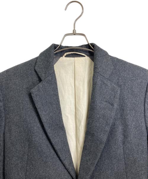 THE VIRIDI-ANNE（ヴィリジアン）THE VIRIDI-ANNE (ヴィリジアン) チェスターコート　ロングコート　デザインコート　ウールコート　アウター　日本製 グレー サイズ:2の古着・服飾アイテム