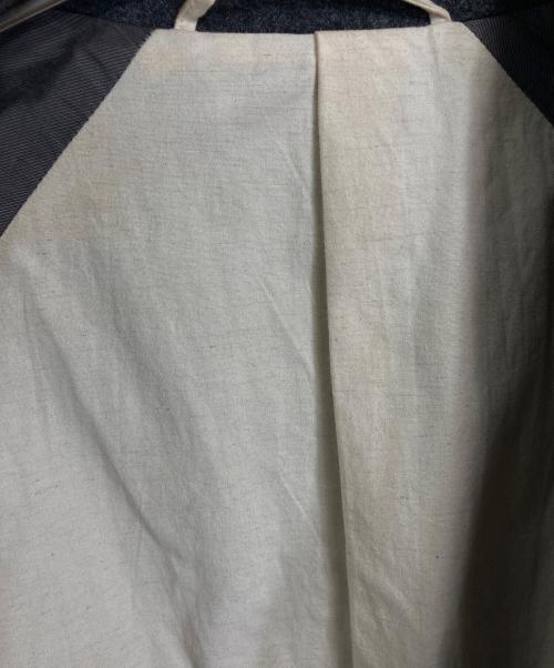 THE VIRIDI-ANNE（ヴィリジアン）THE VIRIDI-ANNE (ヴィリジアン) チェスターコート　ロングコート　デザインコート　ウールコート　アウター　日本製 グレー サイズ:2の古着・服飾アイテム