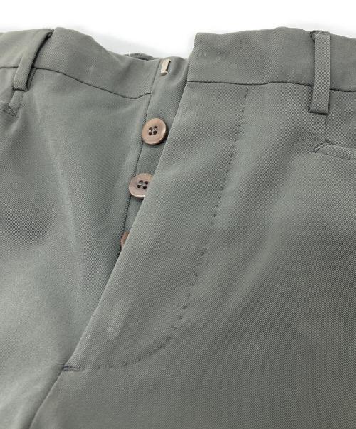 PRADA（プラダ）PRADA (プラダ) センタープレスストレートパンツ　 グレー サイズ:46の古着・服飾アイテム