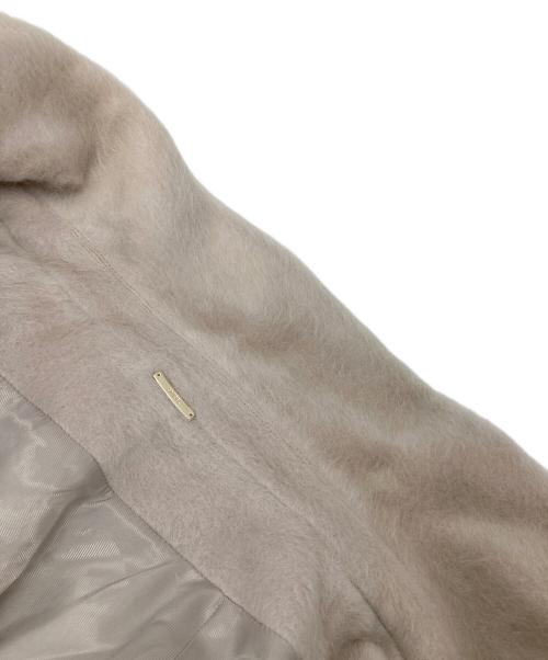 Snidel（スナイデル）Snidel (スナイデル) シャギーロングコート ベージュ サイズ:1の古着・服飾アイテム