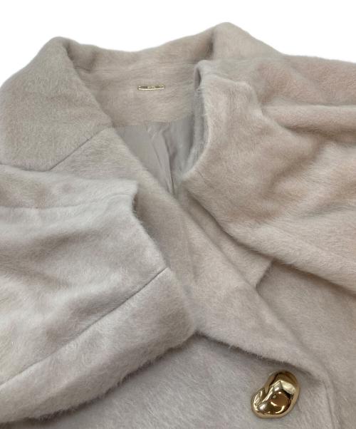 Snidel（スナイデル）Snidel (スナイデル) シャギーロングコート ベージュ サイズ:1の古着・服飾アイテム