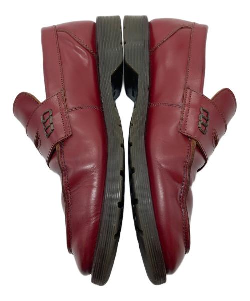 SOLOVAIR（ソロヴェアー）solovair (ソロヴェアー) ペニーローファー　レザーシューズ レッド サイズ:UK7の古着・服飾アイテム