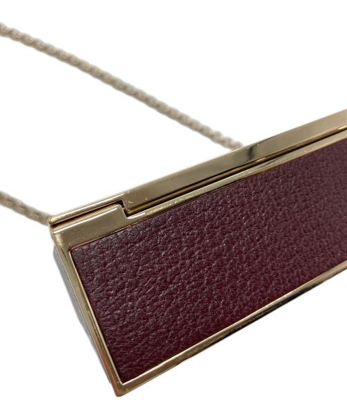 ANYA HINDMARCH（アニヤ・ハインドマーチ）ANYA HINDMARCH (アニヤ・ハインドマーチ) ボックスバッグ ブラウンの古着・服飾アイテム