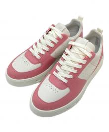 ECCO（エコー）の古着「ストリート 720 GORETEX/ゴアテックス　スニーカー」｜ホワイト×ピンク