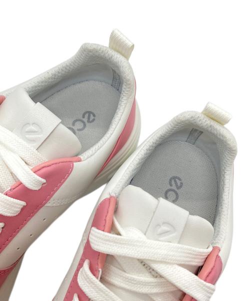 ECCO（エコー）ECCO (エコー) ストリート 720 GORETEX/ゴアテックス　スニーカー ホワイト×ピンク サイズ:38の古着・服飾アイテム