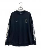 F.C.R.B.エフシーレアルブリストル）の古着「L/S TRAINING BIG TEE 長袖カットソー」｜ブラック