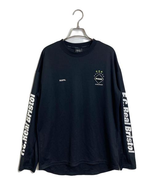 F.C.R.B.（エフシーレアルブリストル）F.C.R.B. (エフシーレアルブリストル) L/S TRAINING BIG TEE 長袖カットソー ブラック サイズ:Lの古着・服飾アイテム
