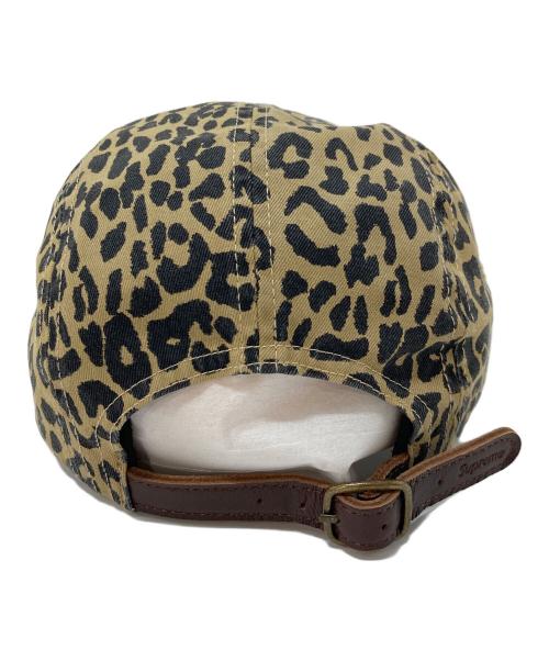 SUPREME（シュプリーム）Supreme (シュプリーム) washed chino twill camp cap  ウォッシュドチノツイルキャンプキャップ　23SS レオパード　USA製 イエロー×ブラック サイズ:58cmの古着・服飾アイテム