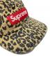 中古・古着 Supreme (シュプリーム) washed chino twill camp cap  ウォッシュドチノツイルキャンプキャップ　23SS レオパード　USA製 イエロー×ブラック サイズ:58cm：11000円