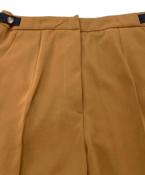 MM6 Maison Margiela（エムエムシックスメゾンマルジェラ）MM6 Maison Margiela (エムエムシックスメゾンマルジェラ) サイドボタン スラックス　セレモニー　イタリア製　 ブラウン サイズ:40の古着・服飾アイテム