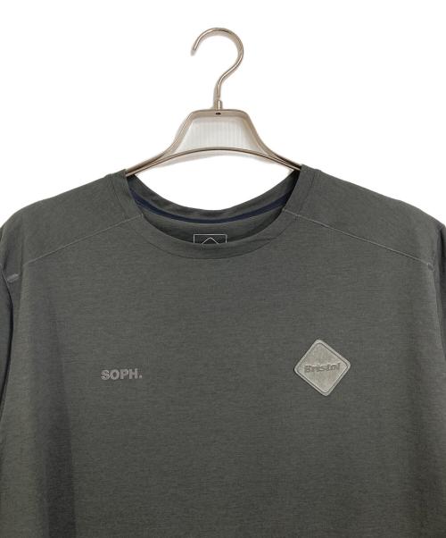 F.C.R.B.（エフシーレアルブリストル）F.C.R.B. (エフシーレアルブリストル) S/S WORKOUT TOP Tシャツ　半カットソー グレー/Charcoal Gray サイズ:XXLの古着・服飾アイテム