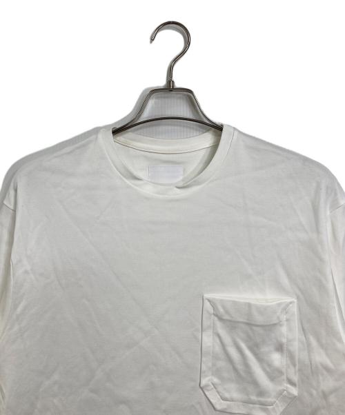 ONE GRAVITY（ワングラヴィティ）ONE GRAVITY (ワングラヴィティ) フィスコ ショートスリーブカットソー ポケットTシャツ　コットンTシャツ　無地T ホワイト サイズ:Lの古着・服飾アイテム