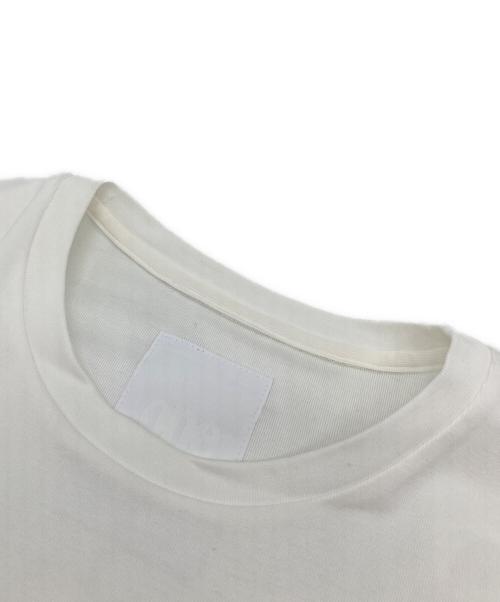 ONE GRAVITY（ワングラヴィティ）ONE GRAVITY (ワングラヴィティ) フィスコ ショートスリーブカットソー ポケットTシャツ　コットンTシャツ　無地T ホワイト サイズ:Lの古着・服飾アイテム