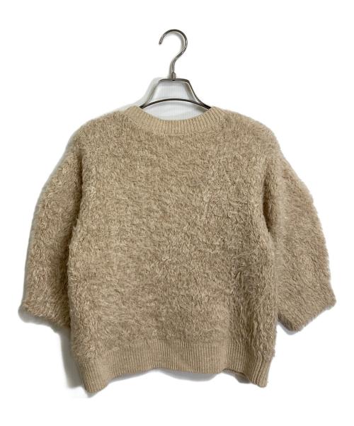 Plage（プラージュ）Plage (プラージュ) ALPACA SHAGGY カーディガン　アルパカ混カーディガン ベージュ サイズ:FREEの古着・服飾アイテム