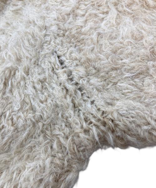 Plage（プラージュ）Plage (プラージュ) ALPACA SHAGGY カーディガン　アルパカ混カーディガン ベージュ サイズ:FREEの古着・服飾アイテム
