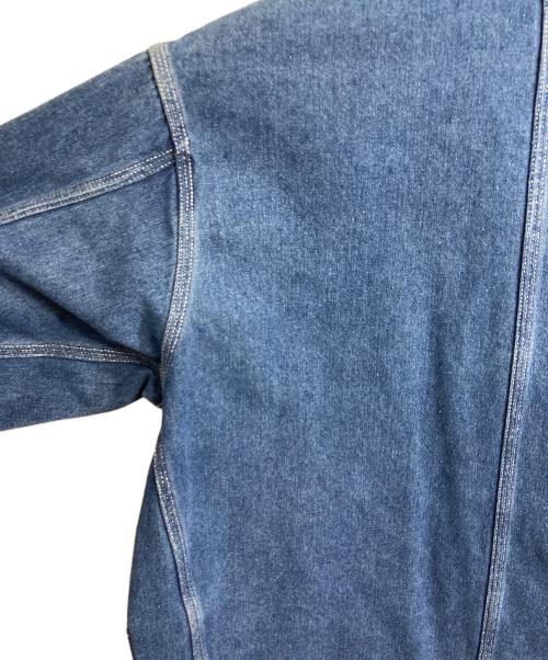 BLUCO WORK GARMENT（ブルコ ワーク ガーメント）BLUCO WORK GARMENT (ブルコ ワーク ガーメント) COVERALL カバーオール DENIM/HERRINGBONE インディゴ サイズ:Sの古着・服飾アイテム