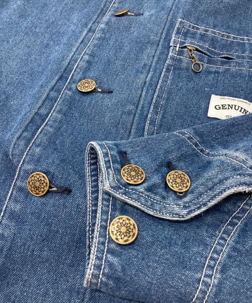 BLUCO WORK GARMENT（ブルコ ワーク ガーメント）BLUCO WORK GARMENT (ブルコ ワーク ガーメント) COVERALL カバーオール DENIM/HERRINGBONE インディゴ サイズ:Sの古着・服飾アイテム