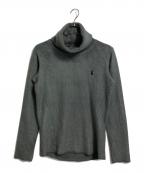 ROARS ORIGINALローアズオリジナル）の古着「BOA HIGH NECK CUT&SEW / ボアハイネックカットソー」｜グレー