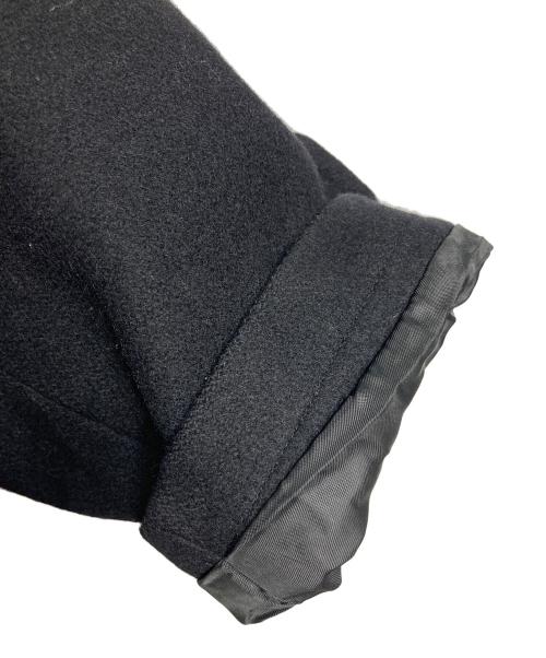 PPFM（ピーピーエフエム）PPFM (ピーピーエフエム) 【古着】90’Ｓトグルボタン メルトンダッフルコート　ロングコート　アウター　97年製　日本製 ブラック サイズ:実寸参照の古着・服飾アイテム