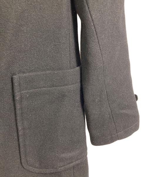 PPFM（ピーピーエフエム）PPFM (ピーピーエフエム) 【古着】90’Ｓトグルボタン メルトンダッフルコート　ロングコート　アウター　97年製　日本製 ブラック サイズ:実寸参照の古着・服飾アイテム