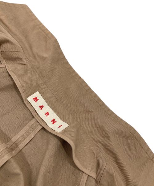 MARNI（マルニ）MARNI (マルニ) コットンリネンコート　ラグランコート ベージュ サイズ:38の古着・服飾アイテム