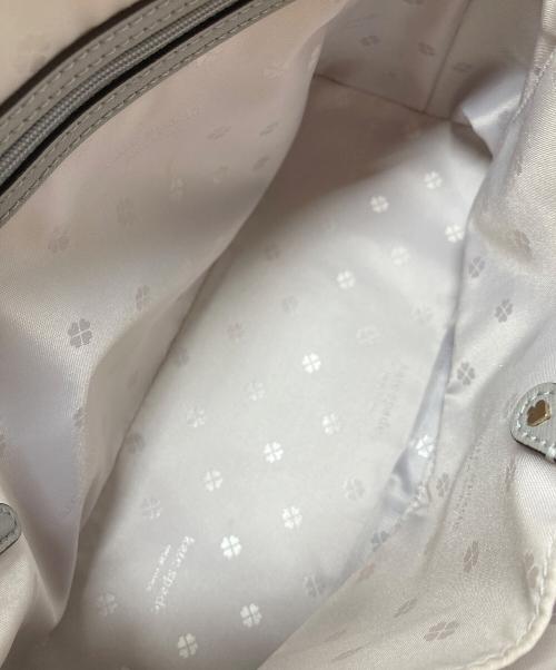 Kate Spade（ケイトスペード）Kate Spade (ケイトスペード) ルイーズ ミディアム ドーム サッチェル バッグ　ハンドバッグ　ショルダーバッグ　2WAYバッグ　セレモニー ベージュ サイズ:実寸参照の古着・服飾アイテム