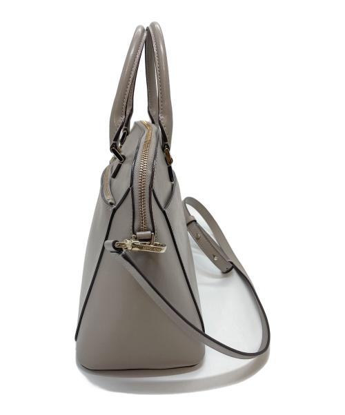 Kate Spade（ケイトスペード）Kate Spade (ケイトスペード) ルイーズ ミディアム ドーム サッチェル バッグ　ハンドバッグ　ショルダーバッグ　2WAYバッグ　セレモニー ベージュ サイズ:実寸参照の古着・服飾アイテム