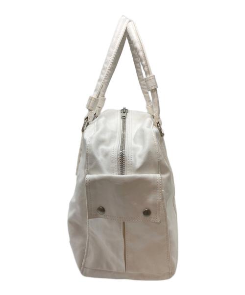 PORTER（ポーター）PORTER (ポーター) BOSTON BAG  ボストンバッグ　トートバッグ ホワイト サイズ:実寸参照の古着・服飾アイテム