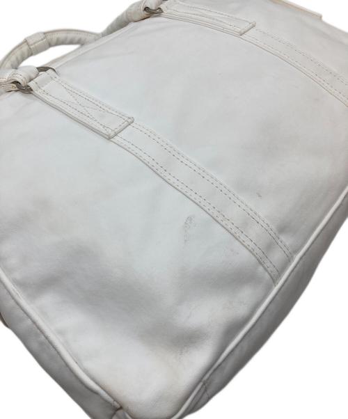 PORTER（ポーター）PORTER (ポーター) BOSTON BAG  ボストンバッグ　トートバッグ ホワイト サイズ:実寸参照の古着・服飾アイテム