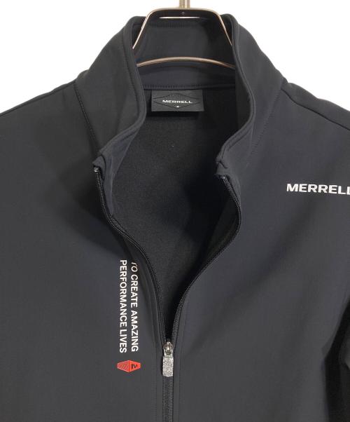 MERRELL（メレル）MERRELL (メレル) ナイロンジャケット　ジップジャケット　スポーツ　アウトドア ブラック サイズ:Mの古着・服飾アイテム