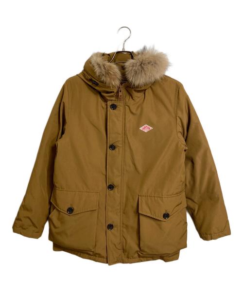 DANTON（ダントン）DANTON (ダントン) ダウンジャケット　ラクーンドッグ ブラウン サイズ:40の古着・服飾アイテム