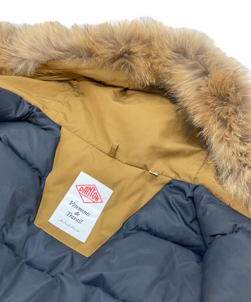 DANTON（ダントン）DANTON (ダントン) ダウンジャケット　ラクーンドッグ ブラウン サイズ:40の古着・服飾アイテム