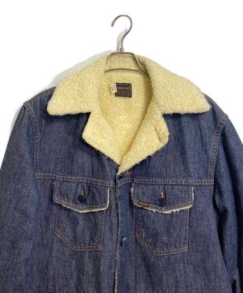 ROEBUCKS（ローバックス）ROEBUCKS (ローバックス) ランチジャケット　デニムジャケット　Sears インディゴ サイズ:42（実寸参照）の古着・服飾アイテム