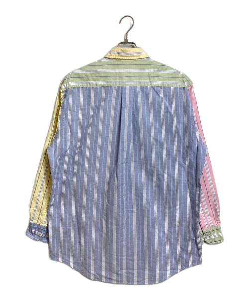 BROOKS BROTHERS（ブルックスブラザーズ）BROOKS BROTHERS (ブルックスブラザーズ) ゴールデンフリース刺繍ボタンダウンシャツ　ストライプ　マルチカラー マルチカラー サイズ:Mの古着・服飾アイテム