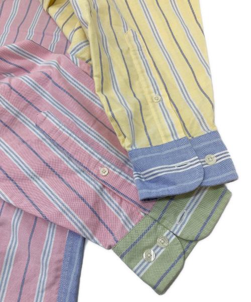 BROOKS BROTHERS（ブルックスブラザーズ）BROOKS BROTHERS (ブルックスブラザーズ) ゴールデンフリース刺繍ボタンダウンシャツ　ストライプ　マルチカラー マルチカラー サイズ:Mの古着・服飾アイテム