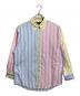 BROOKS BROTHERS（ブルックスブラザーズ）の古着「ゴールデンフリース刺繍ボタンダウンシャツ　ストライプ　マルチカラー」｜マルチカラー