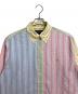 BROOKS BROTHERS (ブルックスブラザーズ) ゴールデンフリース刺繍ボタンダウンシャツ　ストライプ　マルチカラー マルチカラー サイズ:M：7000円