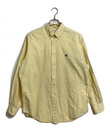 BROOKS BROTHERS（ブルックスブラザーズ）の古着「【古着】ゴールデンフリース刺繍ボタンダウンシャツ　USA USA製」｜イエロー